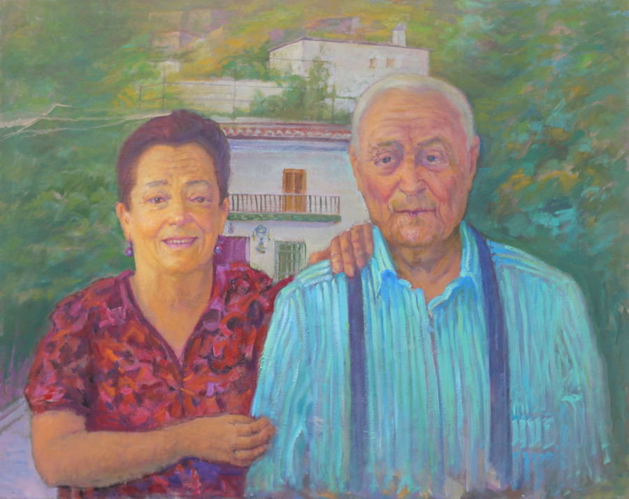 Retrato de Pura y Juan